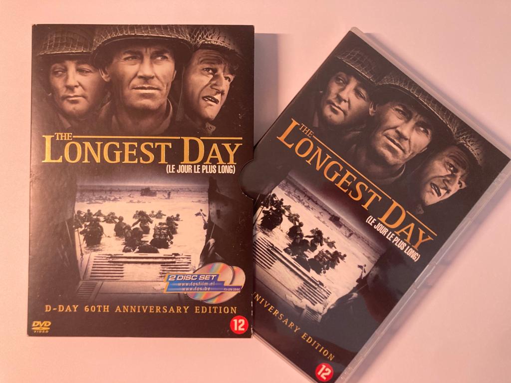 The Longest Day, 1962 / 2x DVD / D-Day 60th Anniversary Ed., Vanaf 12 jaar, Ophalen of Verzenden, Zo goed als nieuw, Historisch of Kostuumdrama