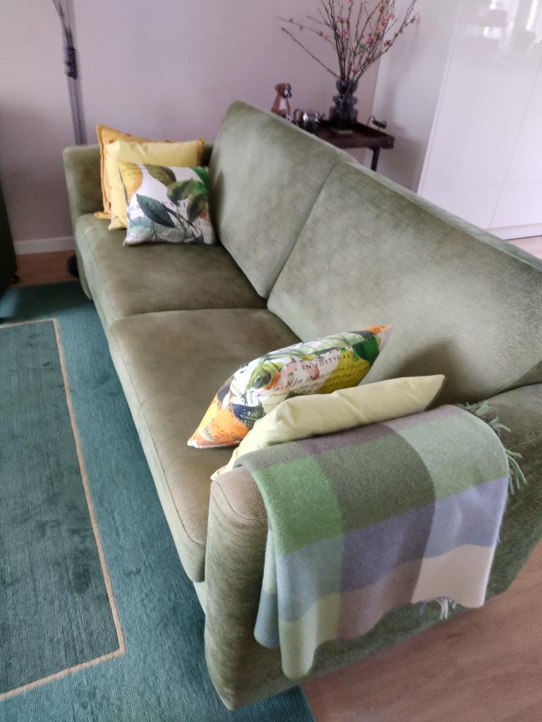 Comfortabele 3 zits bank, Huis en Inrichting, Banken | Bankstellen, Ophalen, Gebruikt, Driepersoons, 75 tot 100 cm