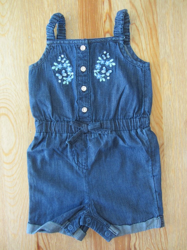 Blauwe jumpsuit maat 74, Ophalen of Verzenden, Zo goed als nieuw, Meisje, Pakje
