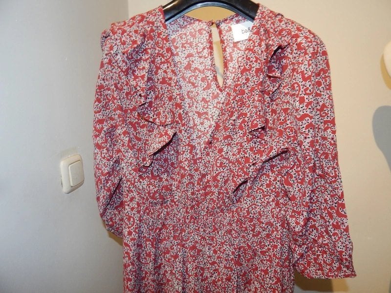 BA&SH vintage look jumpsuit zomers bloemen print 1/S, Kleding | Dames, Jurken, Verzenden, Zo goed als nieuw, Ba&sh, Maat 36 (S)
