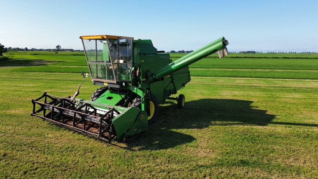 Combine John Deere 970, Ophalen, Gebruikt