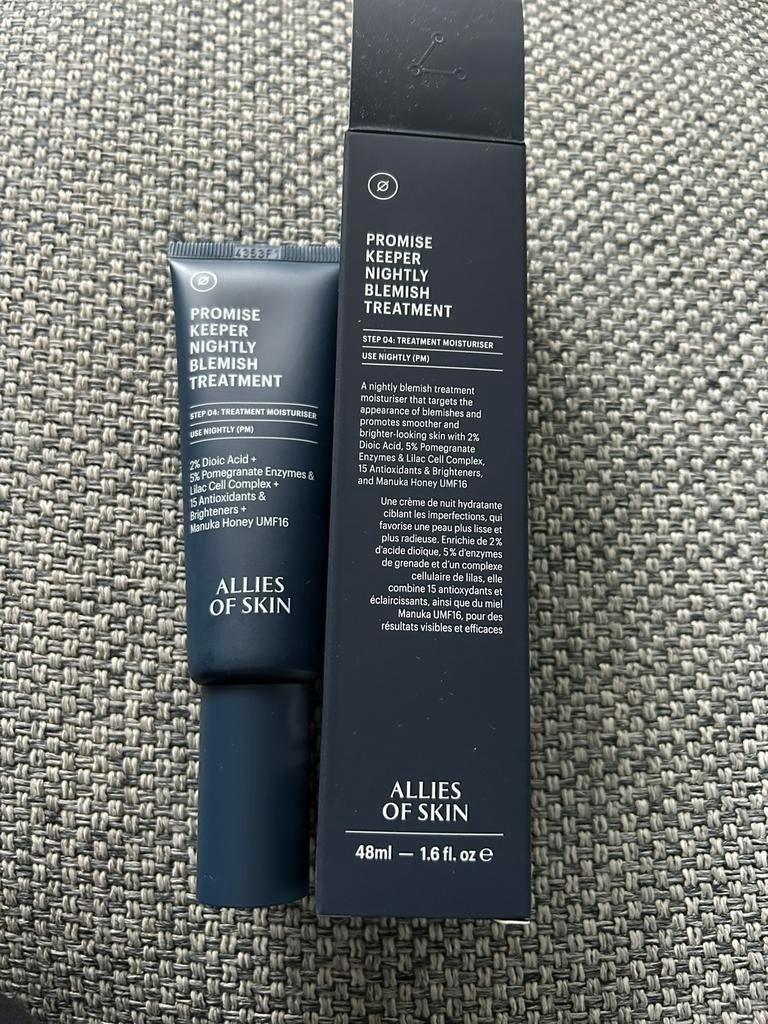Allies of Skin Promise Keeper Nightly Blemish Treatment- New, Ophalen of Verzenden, Nieuw, Gehele gezicht, Verzorging