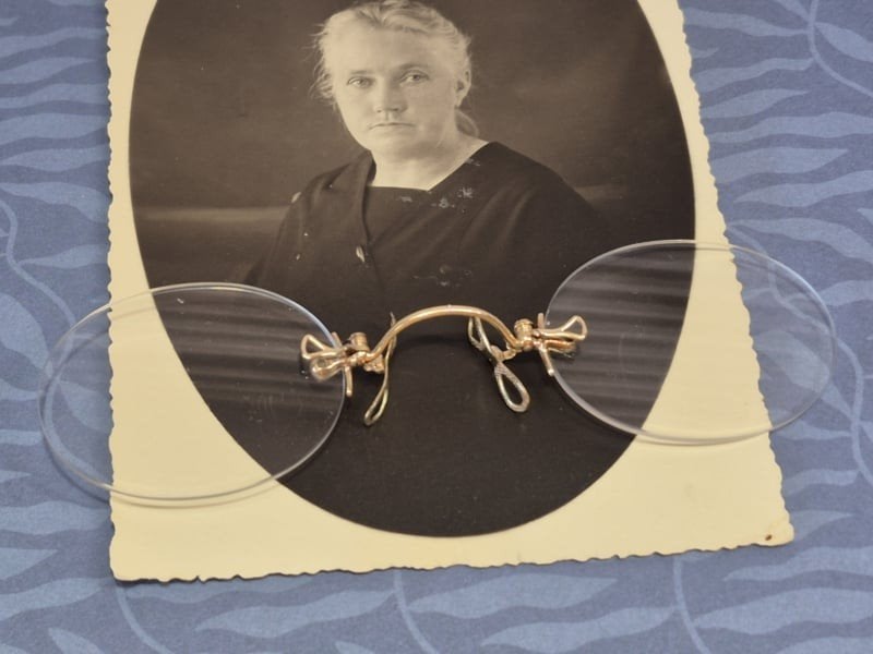 Antieke Pince Nez, Ophalen of Verzenden