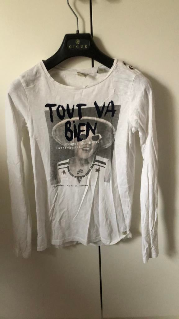 Scotch R'Belle T-shirt lange mouw maat 10/140, Ophalen of Verzenden, Gebruikt, Meisje, Shirt of Longsleeve