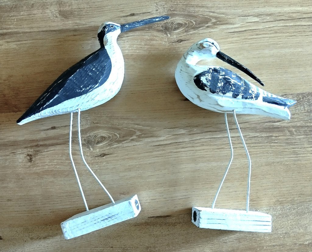 Riverdale houten vogels UNIEK, Ophalen of Verzenden, Hout, Houtsnijwerk, Vogel