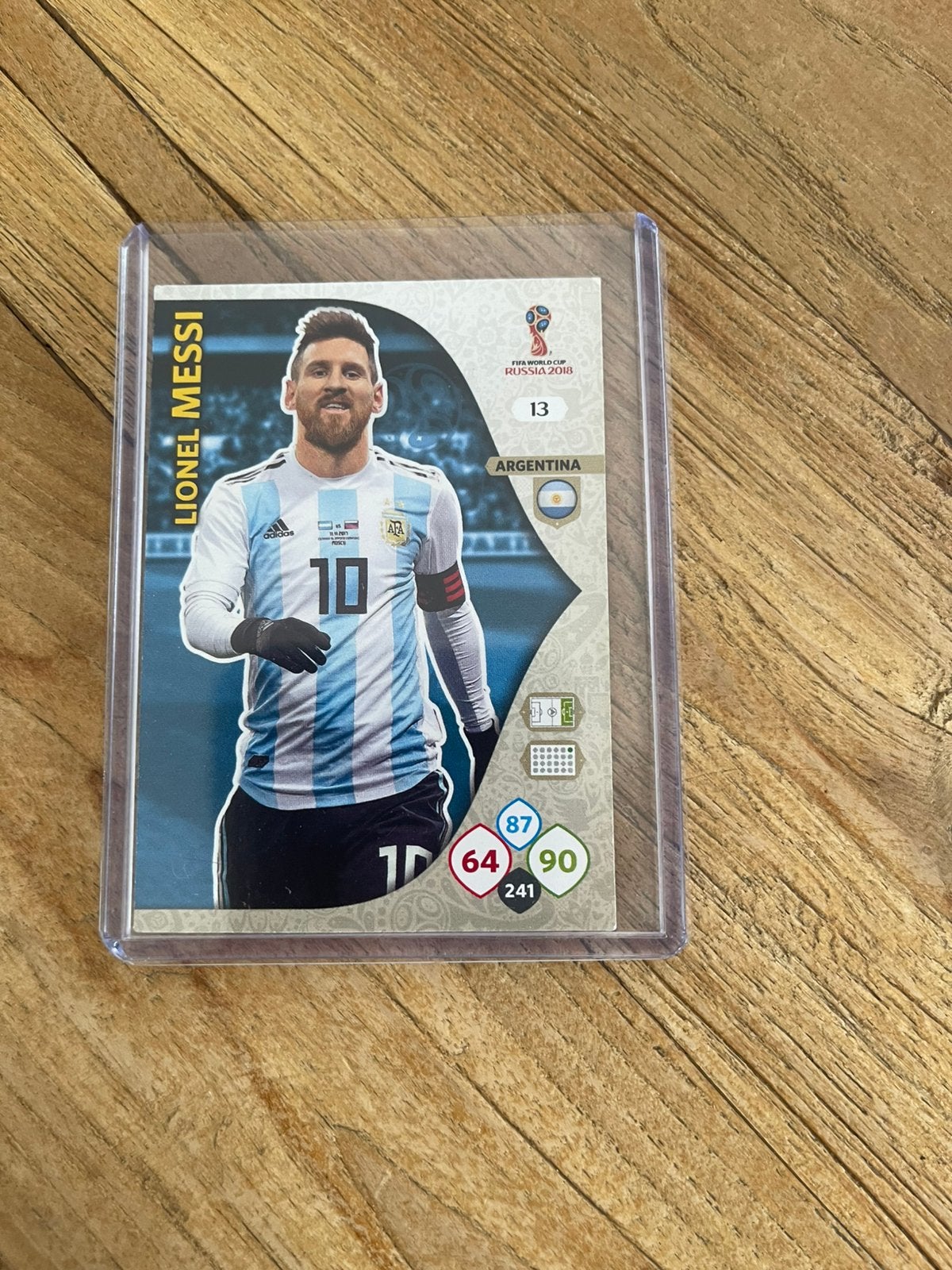 Lionel Messi Panini WK 2018 Argentinie FC Barcelona, Hobby en Vrije tijd, Stickers en Plaatjes, Ophalen of Verzenden, Zo goed als nieuw