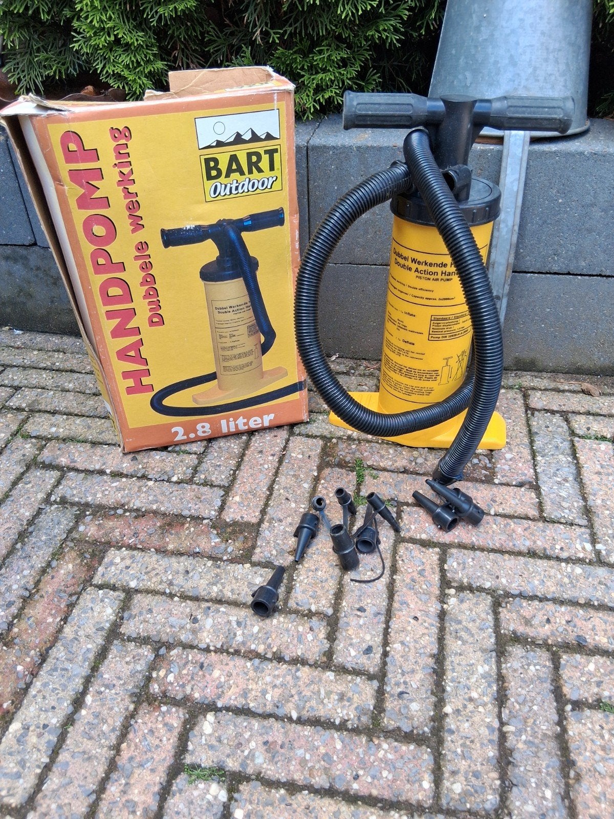 Handpomp dubbele werking - Bart Outdoor 2.8 liter, Ophalen of Verzenden