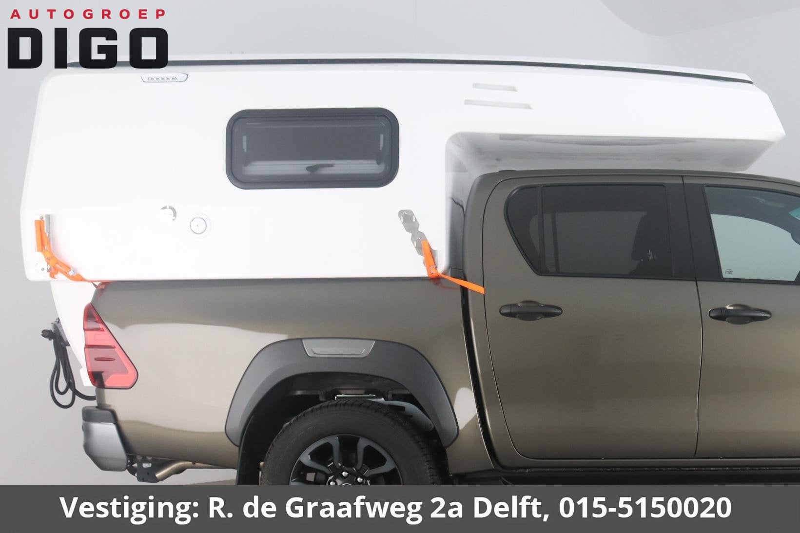 Toyota HiLux CAMPER OPBOUW *NIEUW* (€25.000,- ex.BTW) /, Auto's, Bestelauto's, Automaat, 1 pk, 4 cilinders, Wit