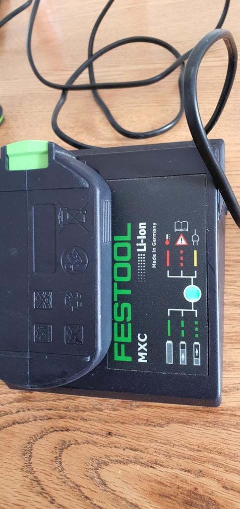 Festool Accu & Oplader CXS TXS + BF-FX 10 Boorkop, Ophalen of Verzenden, Boor- en Schroefmachine