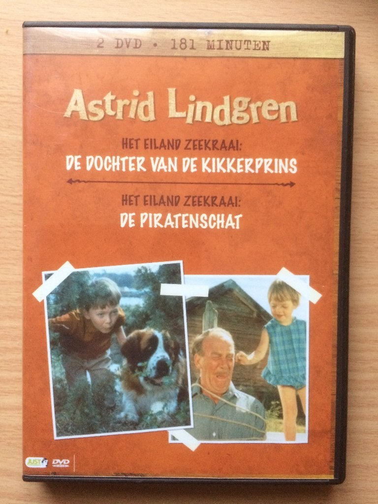 Astrid Lindgren, Eiland zeekraai: kikkerprins, piratenschat, Verzenden, Nederlands, Zo goed als nieuw, Alle leeftijden