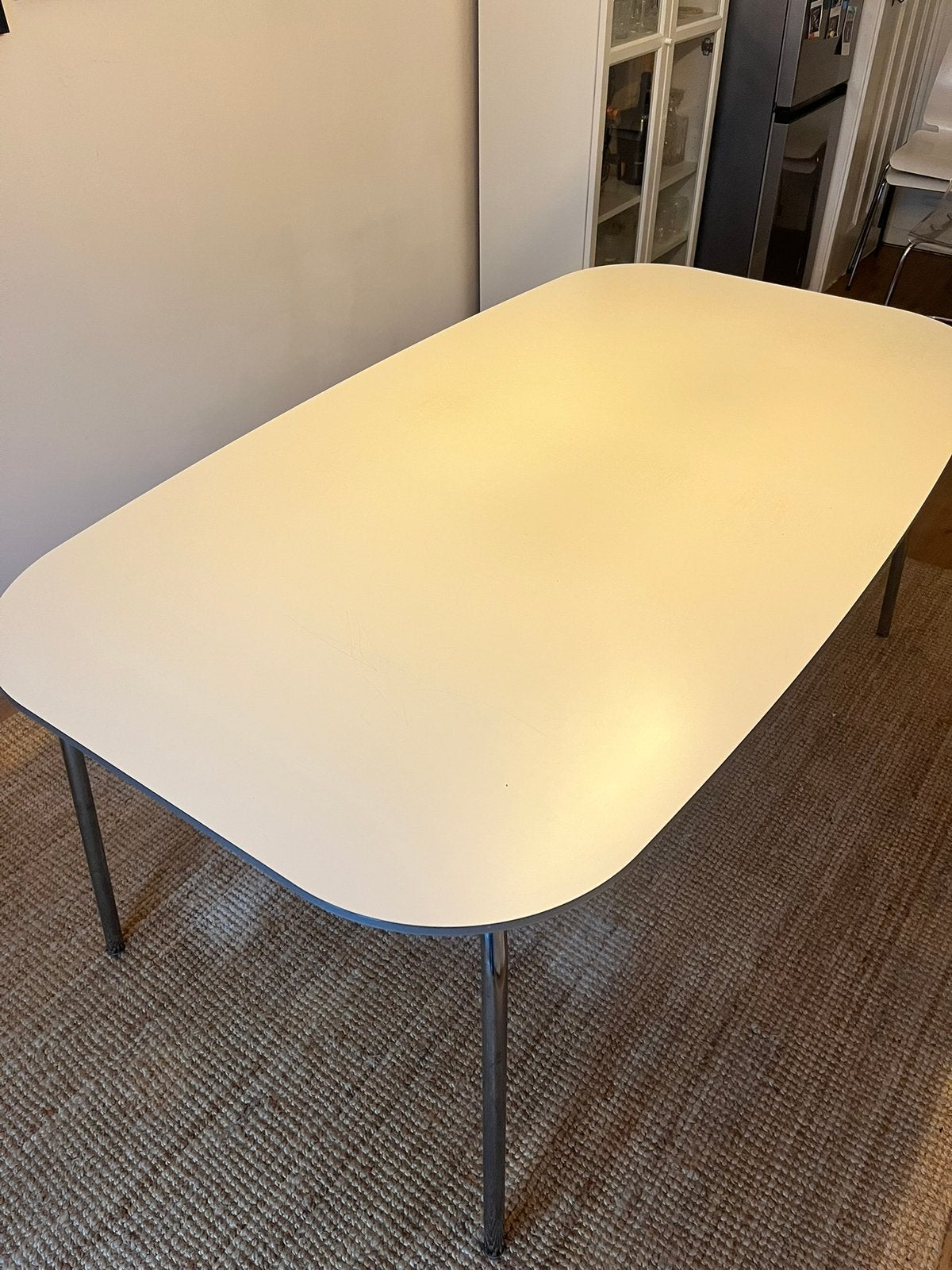 IKEA grimle 6-seater dining table, Ophalen, Zo goed als nieuw, Rechthoekig, 50 tot 100 cm