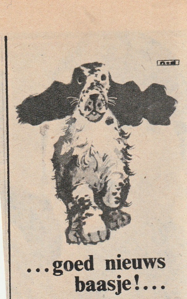 retro reclame 1958 C.P. ranja limonade goed nieuws baasje, Verzenden, Overige typen