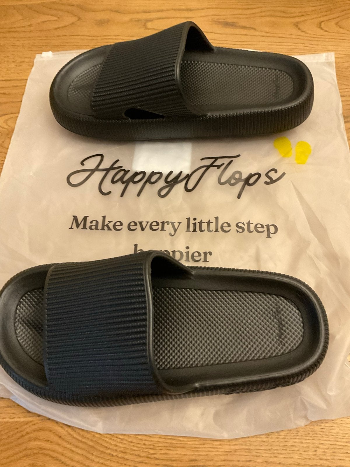 Happy Flops slippers zwart maat 30/31, Ophalen of Verzenden, Nieuw, Jongen of Meisje, Overige typen