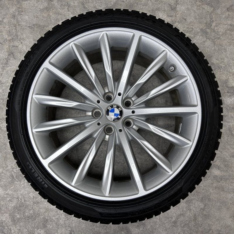 19 inch originele velgen + winterbanden BMW 5 serie G30 G31, 19 inch, -, -, Banden en Velgen