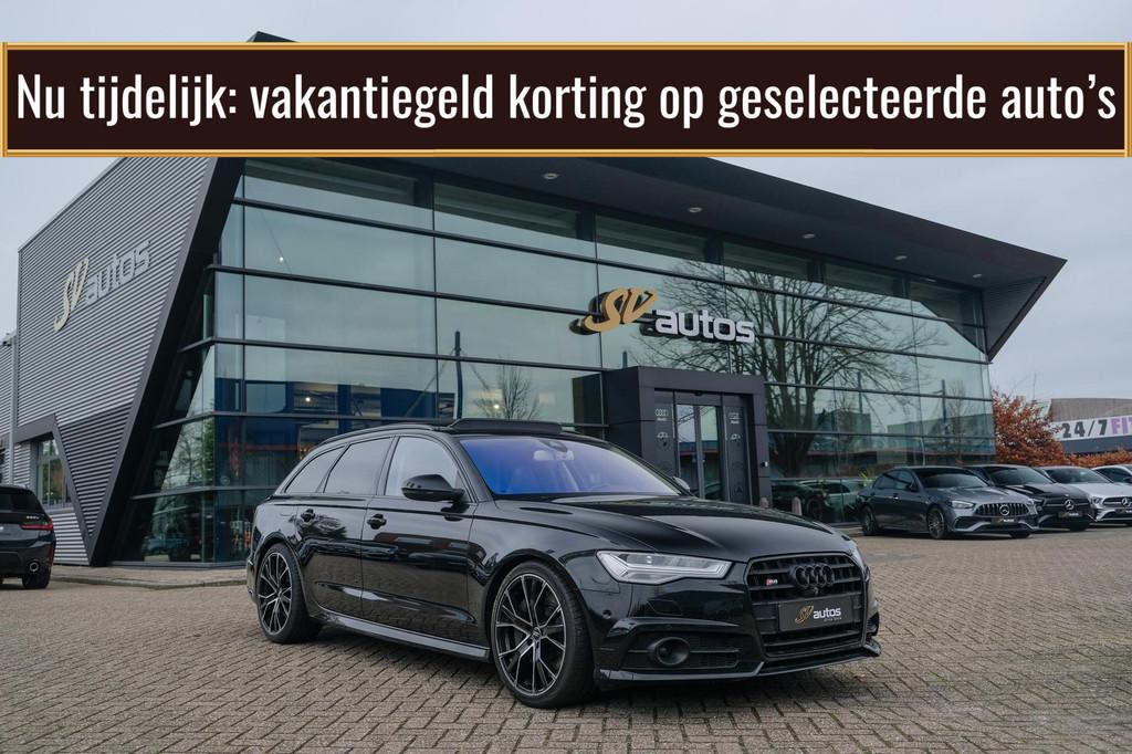 Audi S6 Avant 4.0 TFSI V8 450pk Panoramadak Supersportstoele, Automaat, Gebruikt, 1960 kg, Zwart
