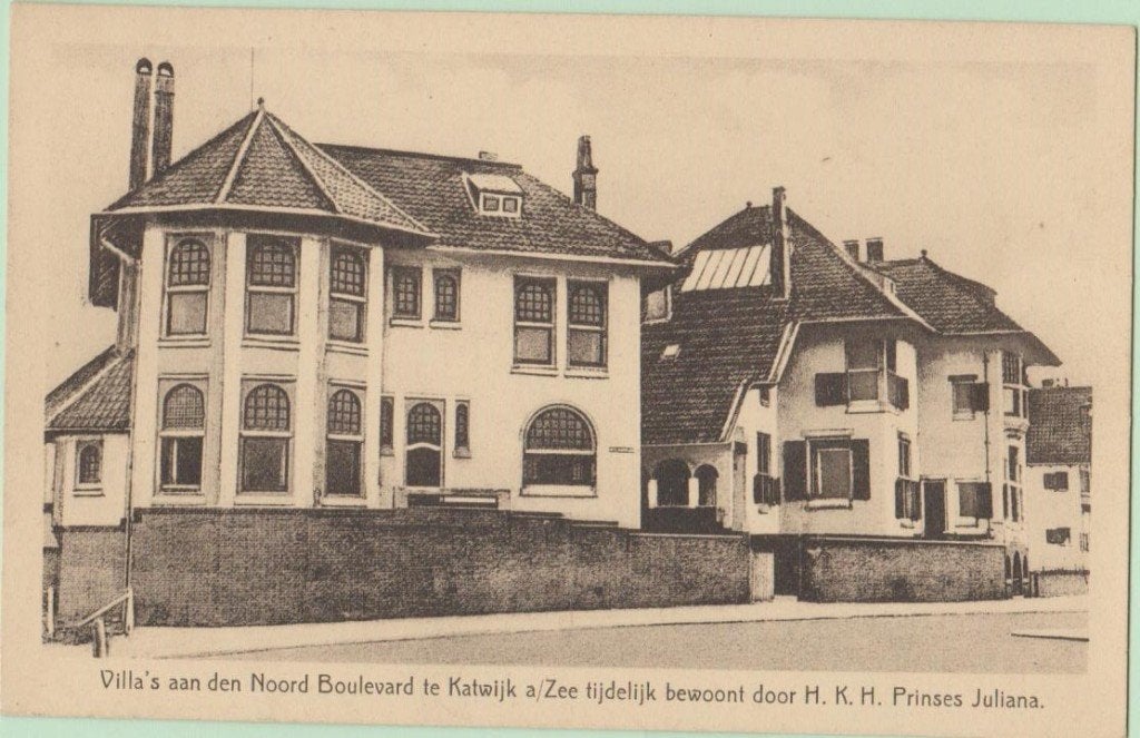 Katwijk aan Zee Villa's aan den Noord Boulevard 1929, Ophalen, 1920 tot 1940, Gelopen, Zuid-Holland