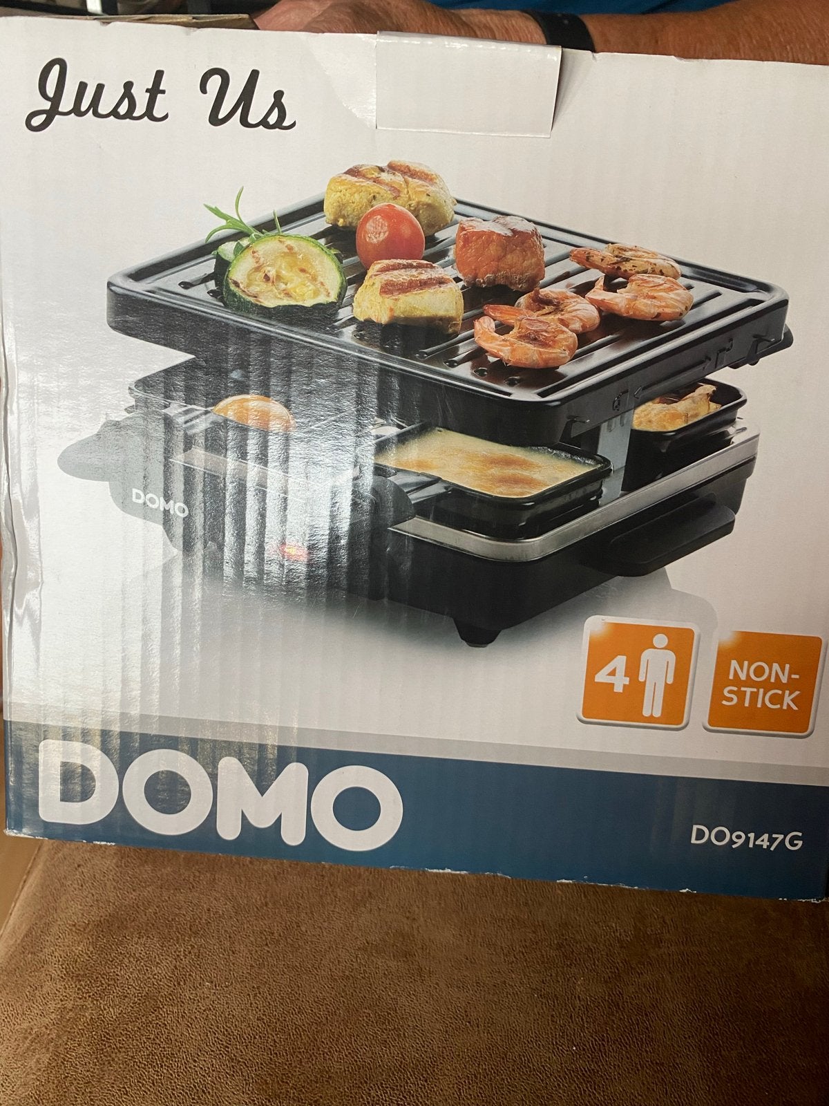 Splinternieuw Domo Gourmetstel DO9147G - 4 personen, Ophalen of Verzenden, Nieuw, Minder dan 4 personen