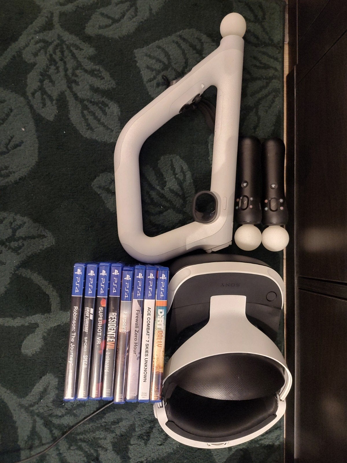 PS VR Set + Camera, PS5 Adapter, Move & Aim + 8 Games, Ophalen, Zo goed als nieuw