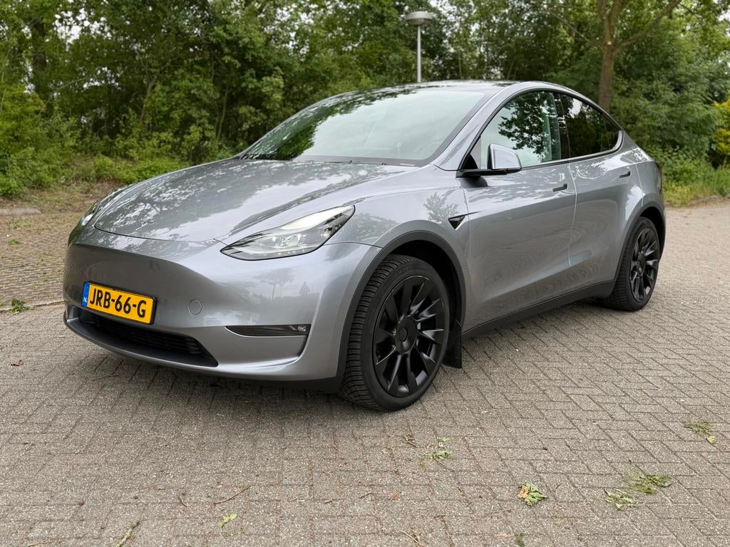 Tesla Model Y 2024 Long Range Acceleratieboost Garantie 2028, Auto's, Tesla, Particulier, Model Y, 360° camera, 4x4, ABS, Achteruitrijcamera