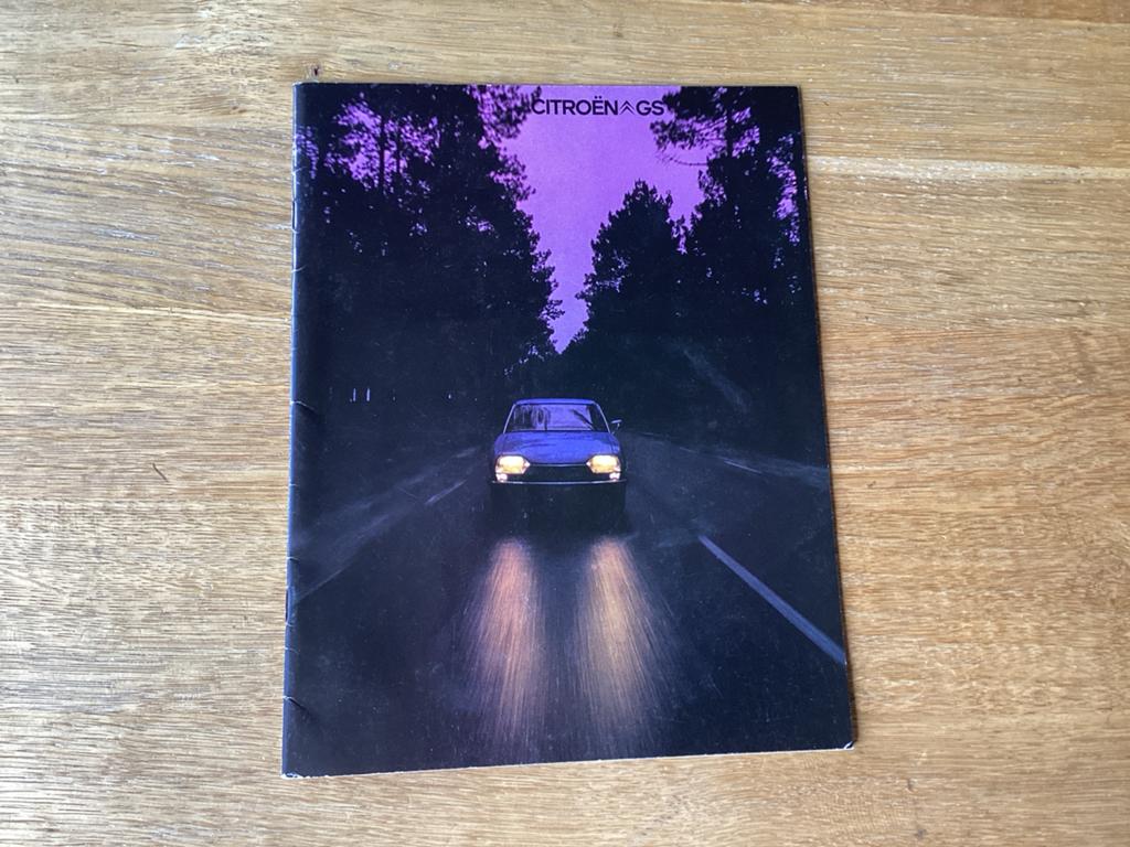 Citroën GS Brochure - 1977, Ophalen of Verzenden, Zo goed als nieuw, Citroën