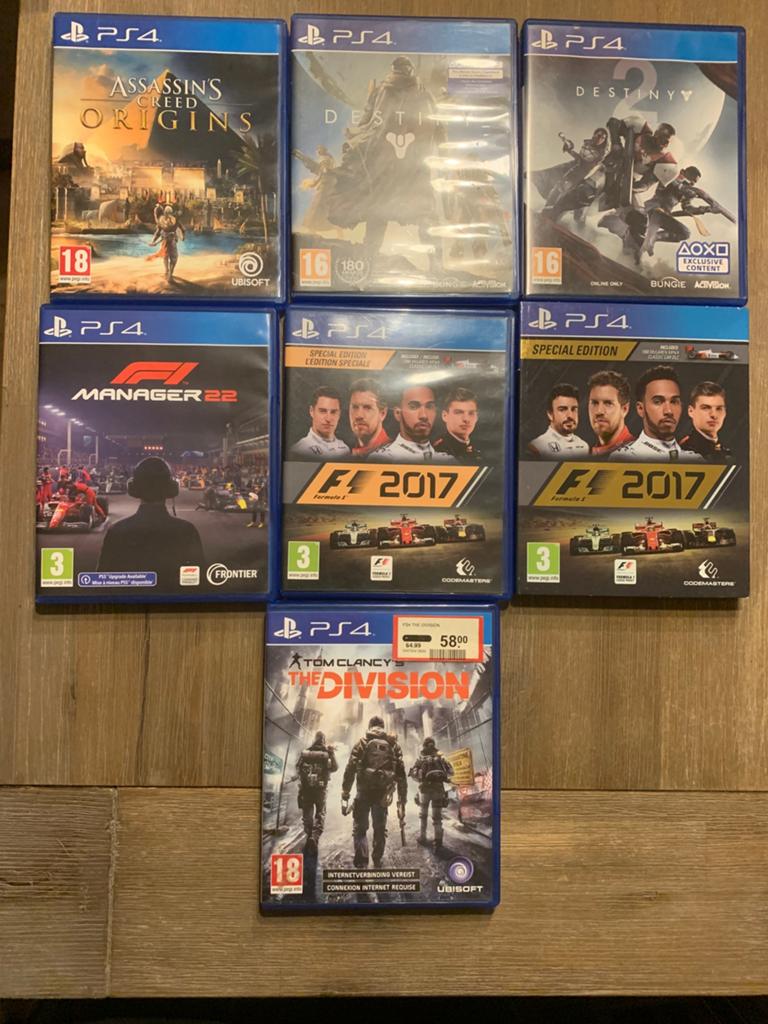 15 ps4 spellen €5,00 per stuk, 1 speler, Ophalen of Verzenden, Zo goed als nieuw, Vanaf 3 jaar