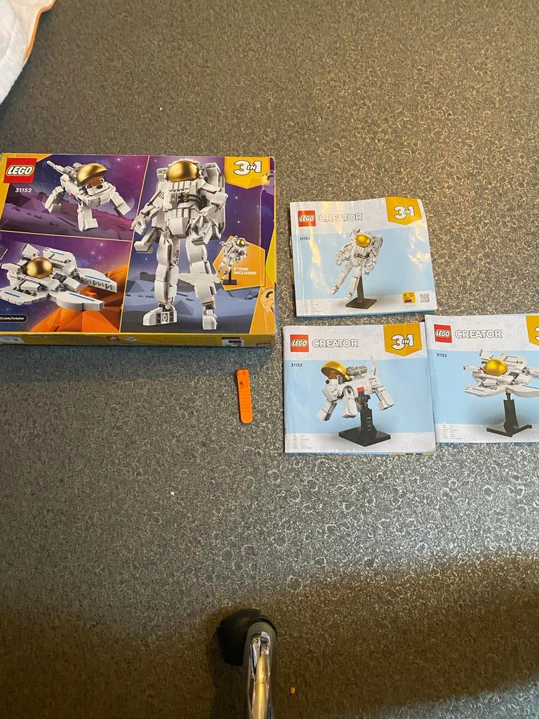 LEGO Creator 3in1 Ruimte Astronaut (31152) - 9+ jaar, Ophalen, Lego, Zo goed als nieuw, Compleet