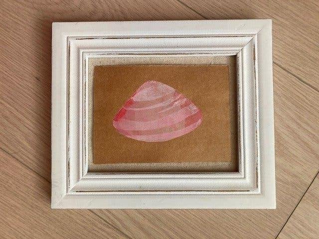 romantisch wit houten fotolijstje, Huis en Inrichting, Ophalen, 23 cm, 19 cm, Zo goed als nieuw