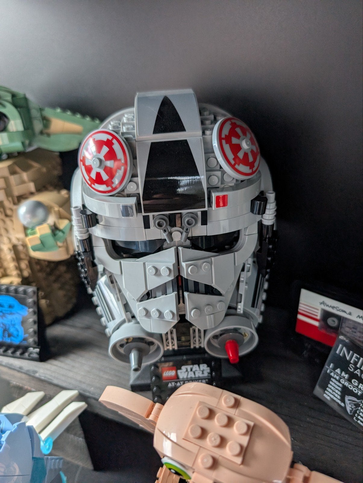 LEGO Star Wars AT-AT Driver Helm (75274) - Zonder doos, Ophalen of Verzenden, Zo goed als nieuw, Overige merken