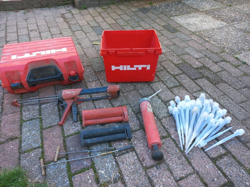 Hilti 2 componenten kitspuit, Doe-het-zelf en Verbouw, Gereedschap | Handgereedschap, Ophalen, Gebruikt, Kitspuit, Hilti