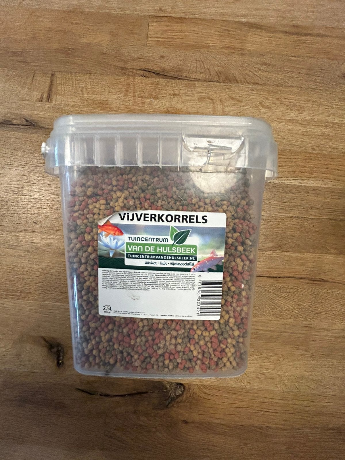 Vijverkorrels 2,5 Liter, Verzenden, Vis