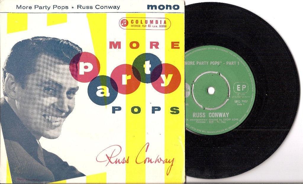 Russ conway - more party pops, Cd's en Dvd's, Ophalen of Verzenden, Gebruikt, 7 inch, Overige genres