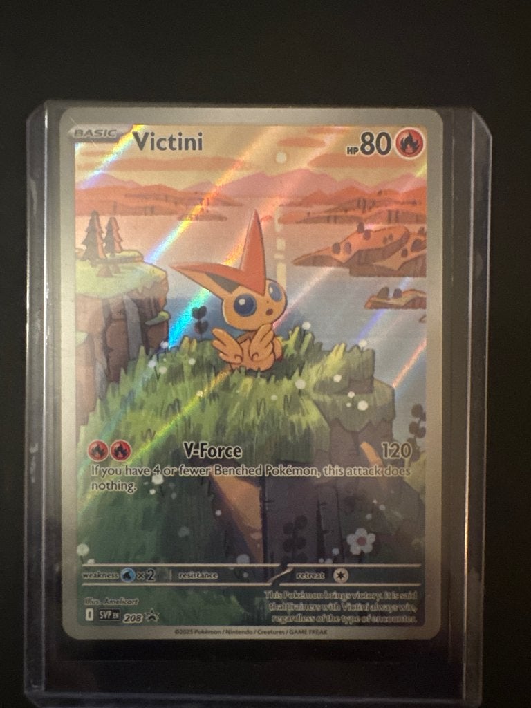 Pokemonkaart Victini, Ophalen of Verzenden, Zo goed als nieuw, Losse kaart