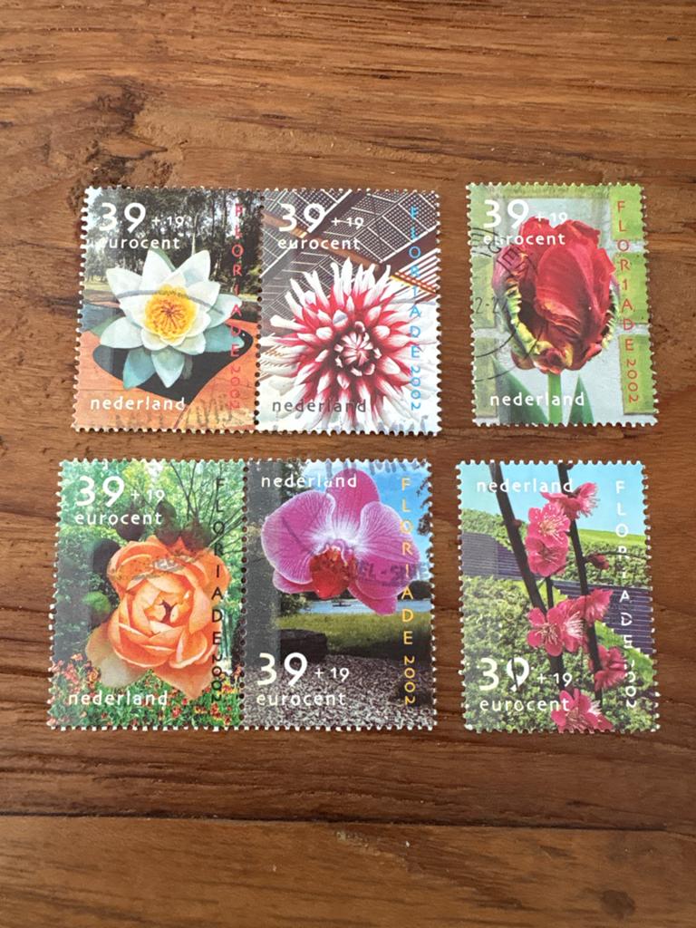 Nederland 2002 Zomerzegels - Floriade Gestempeld, Postzegels en Munten, Ophalen of Verzenden, Na 1940, Gestempeld