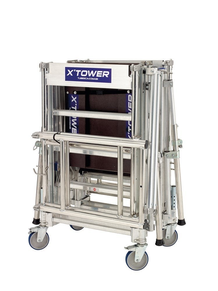 X tower steiger, Doe-het-zelf en Verbouw, Steigers, Ophalen, Nieuw, Rolsteiger of Kamersteiger, 2 tot 5 meter