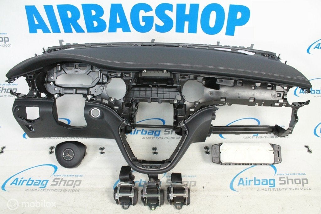 Airbag set Dashboard leer stiksel Mercedes V447 (2014-heden), Gebruikt, Ophalen of Verzenden