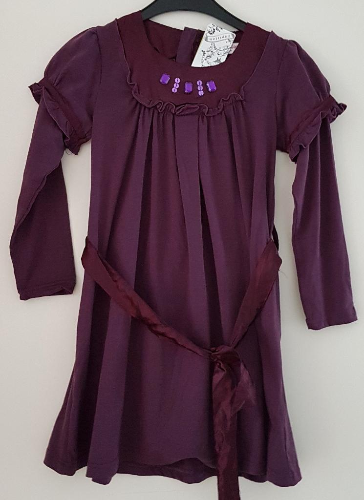 Paarse Papillon tuniek maat 140 NIEUW (8462) a, Meisje, Nieuw, Ophalen of Verzenden, Shirt of Longsleeve
