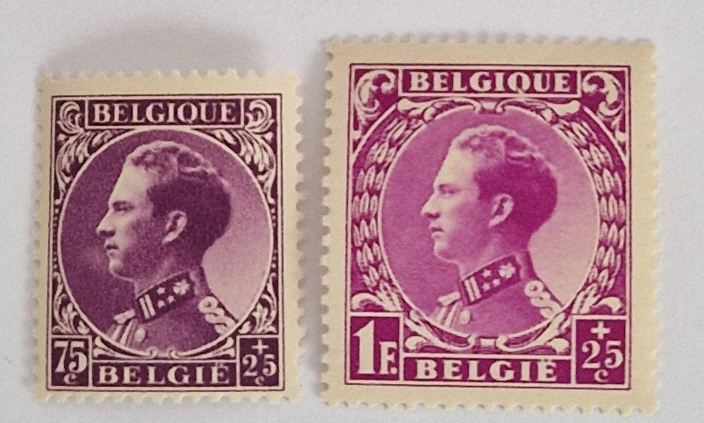 België 1934 - OBP 392-393 - Koning Leopold III, Ophalen of Verzenden, Postfris, Postfris, Staatshoofden
