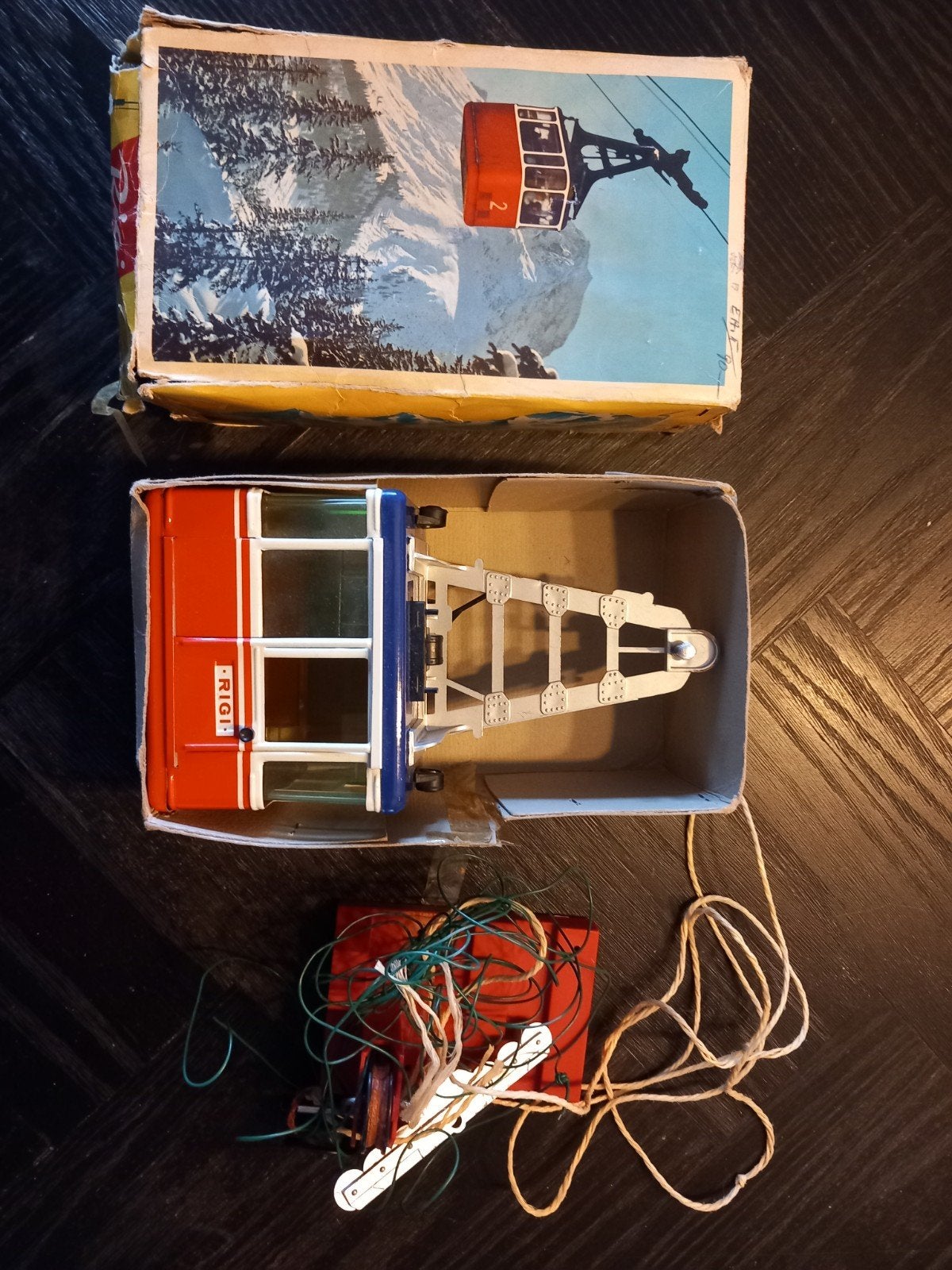 Vintage Rigi 900 Kabelbaan Speelgoed - Jaren '70, Gebruikt, Verzenden, Jongen of Meisje, Onbekend