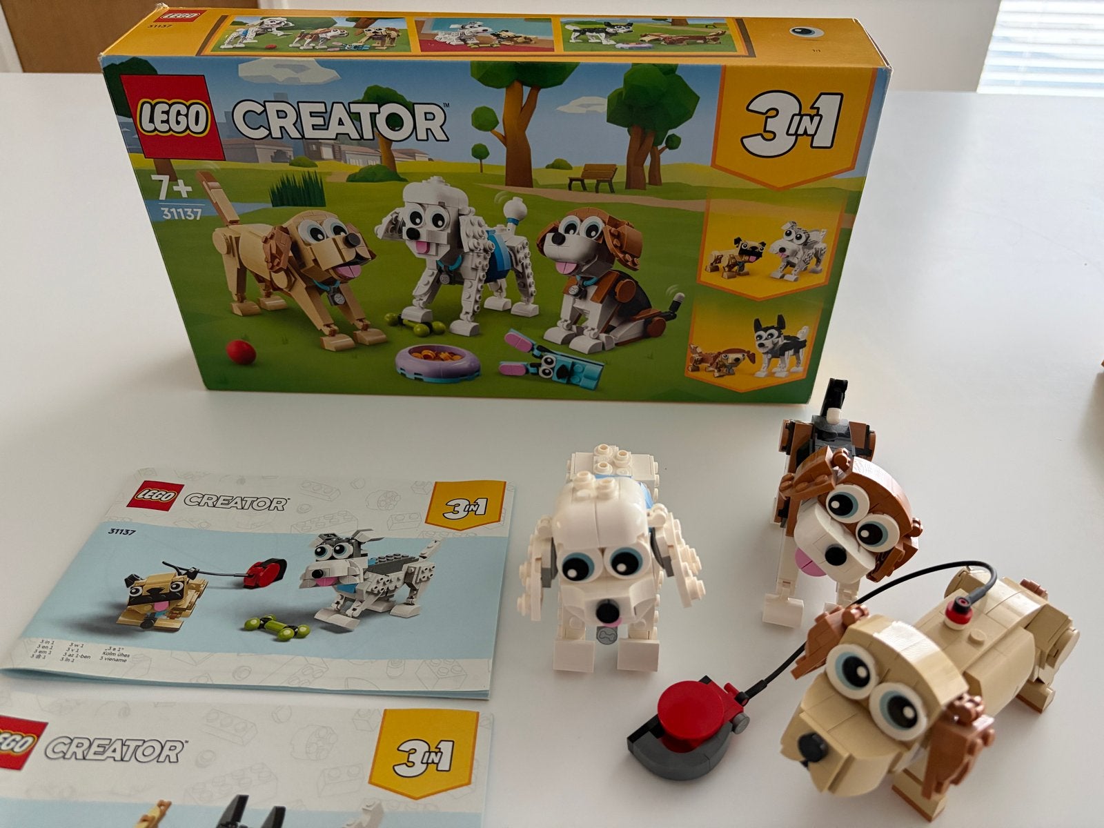 LEGO Creator 3in1 Schattige Honden 31137, Ophalen of Verzenden, Zo goed als nieuw