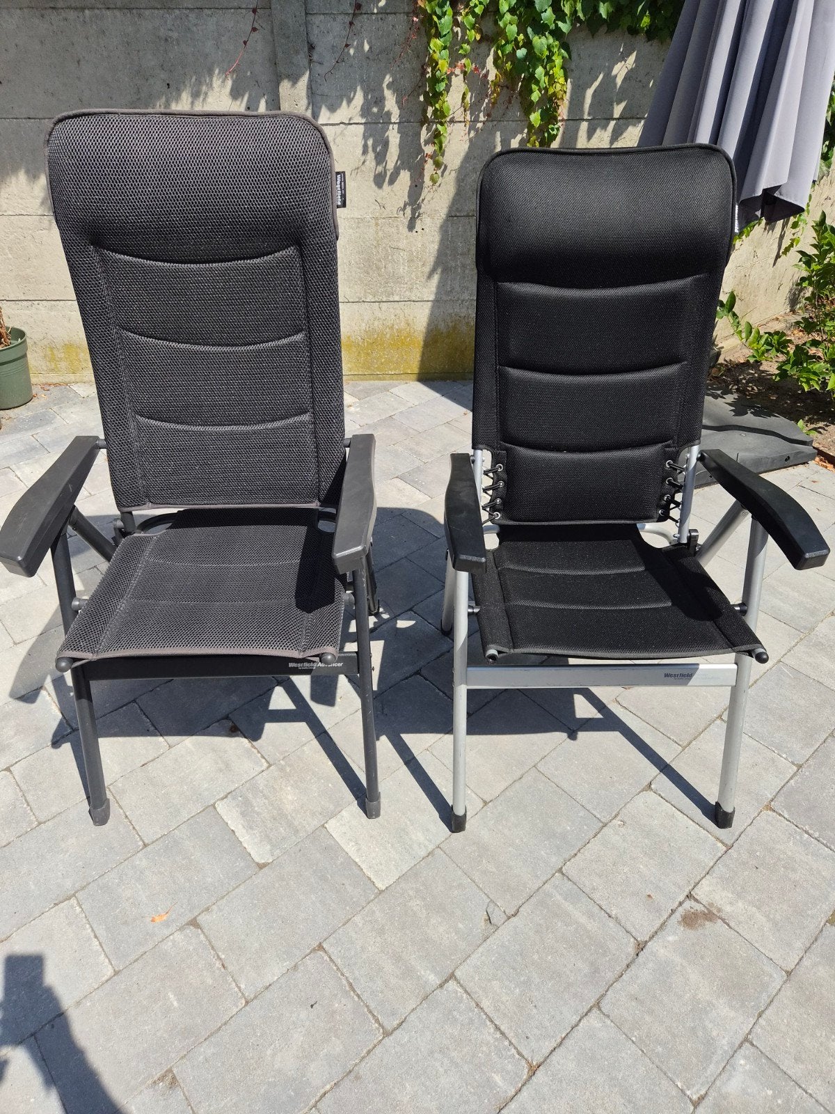 Westfield Advancer en Pioneer campingstoel (2 stuks), Ophalen, Gebruikt, Campingstoel