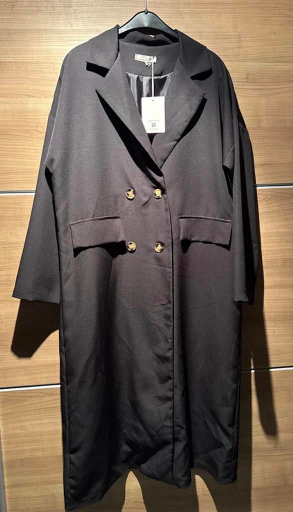 Nieuwe lange dames blazer, Kleding | Dames, Grote Maten, Ophalen of Verzenden, Nieuw, Zwart, Jasje of Colbert