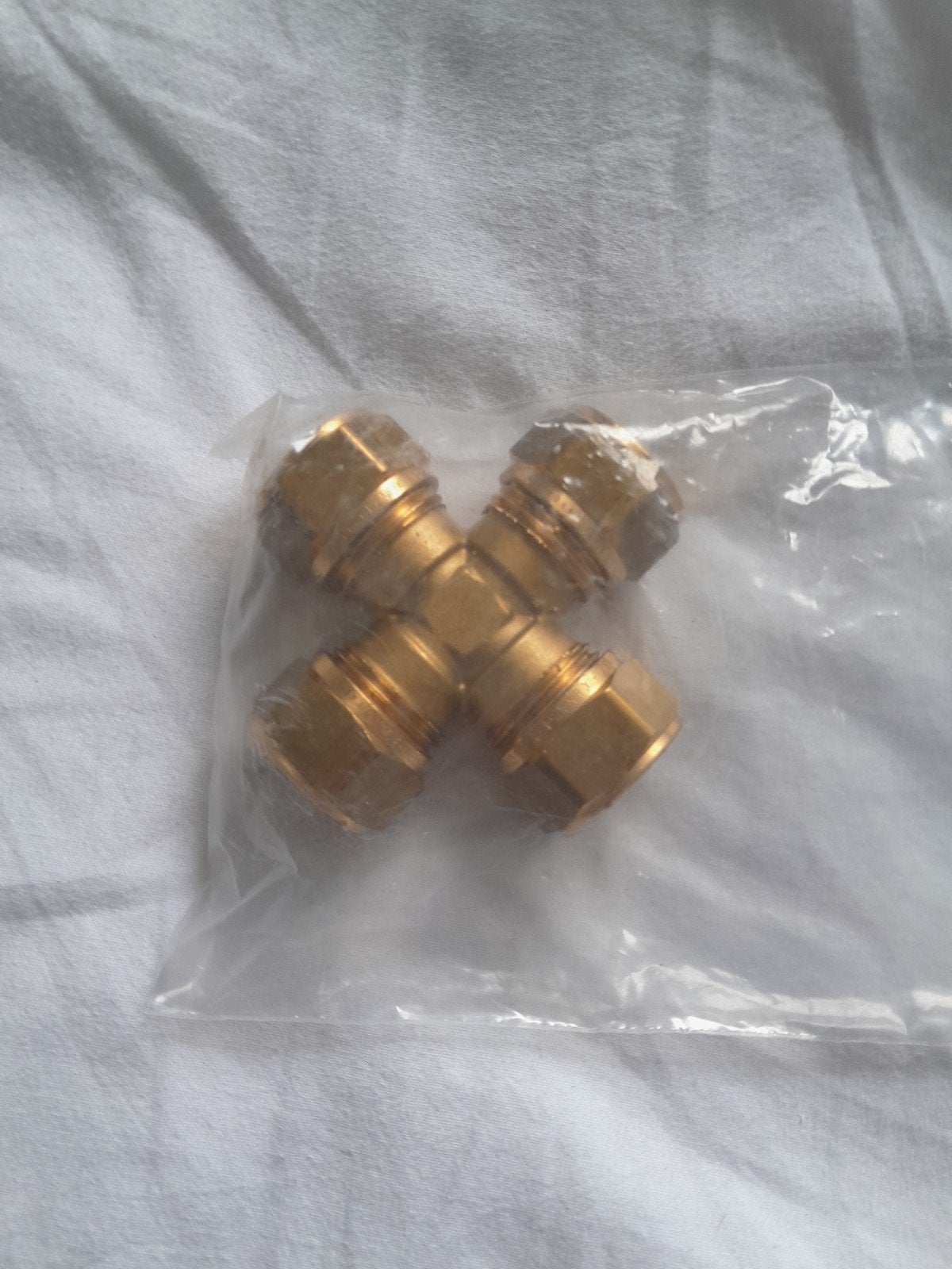 Knelkoppeling kruis 15mm nieuw, Ophalen of Verzenden, Nieuw