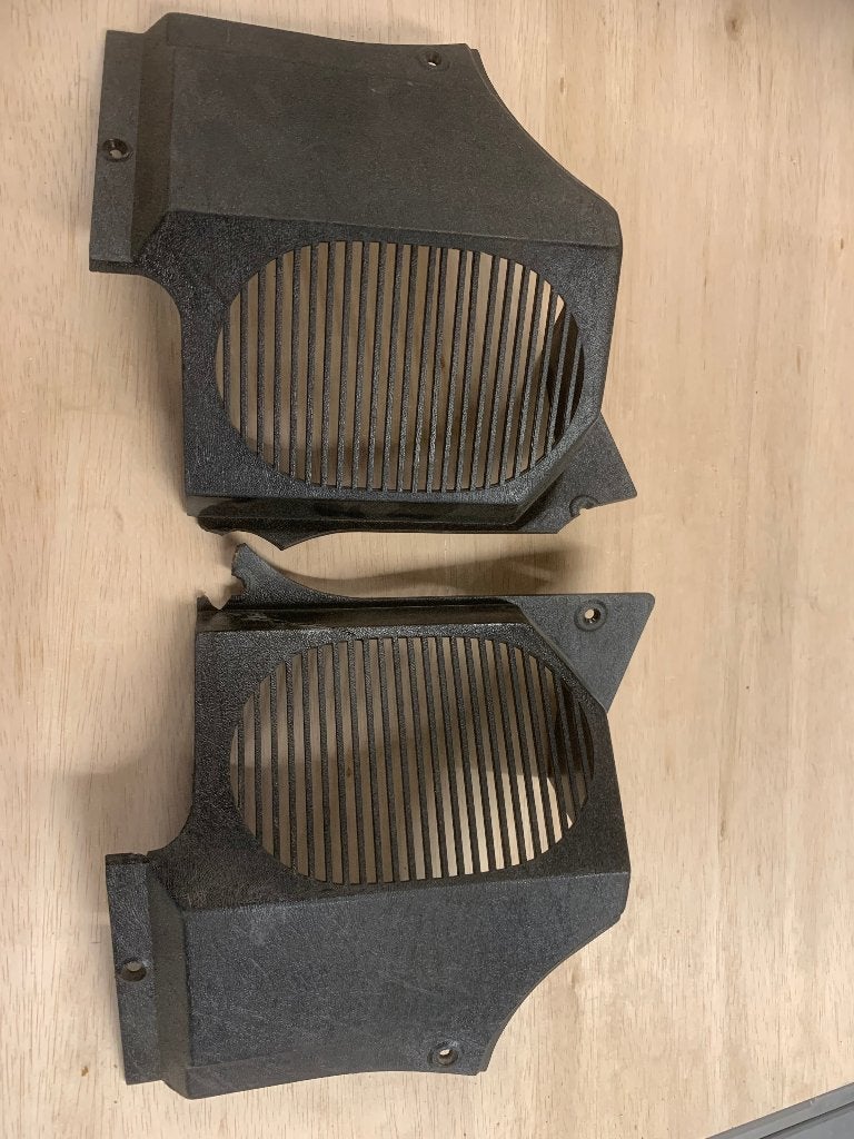 VW Porsche 914 Luidspreker afdek roosters, Ophalen of Verzenden, Gebruikt, Porsche