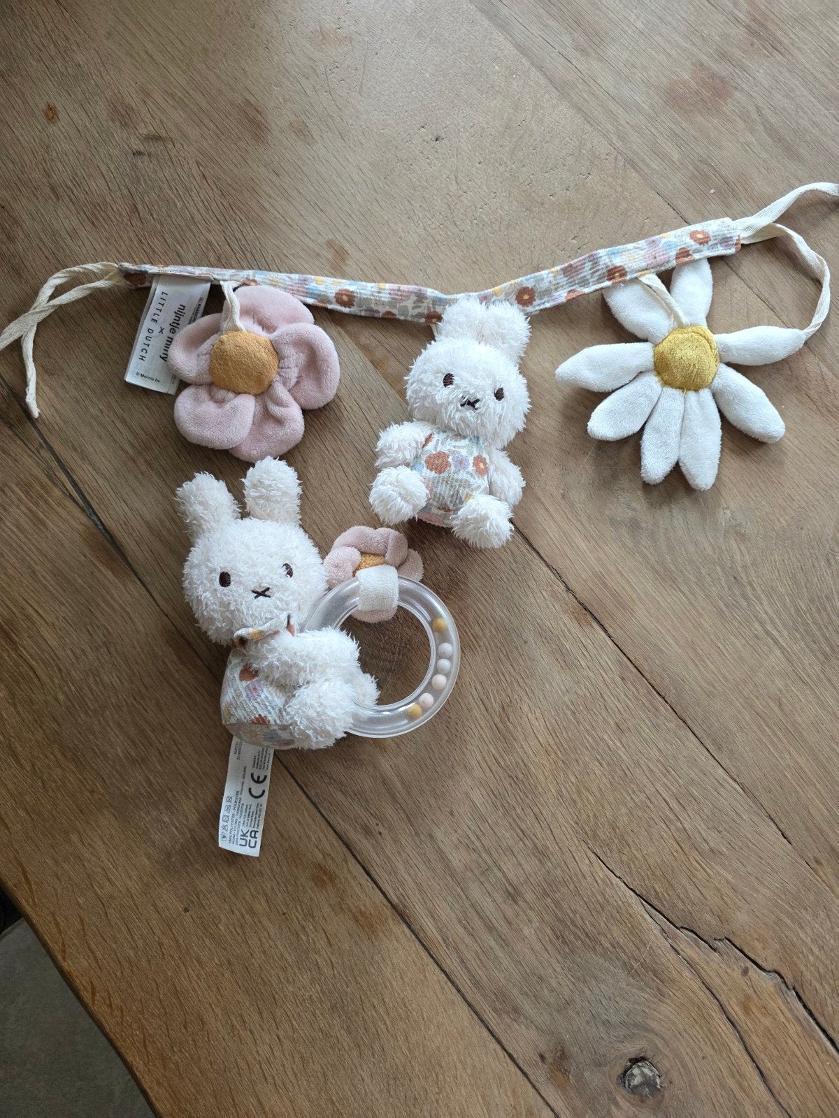 Maxi-Cosi/Kinderwagen Spanner Nijntje Little Dutch, Kinderen en Baby's, Ophalen of Verzenden, Zo goed als nieuw, Rammelaar, Met geluid
