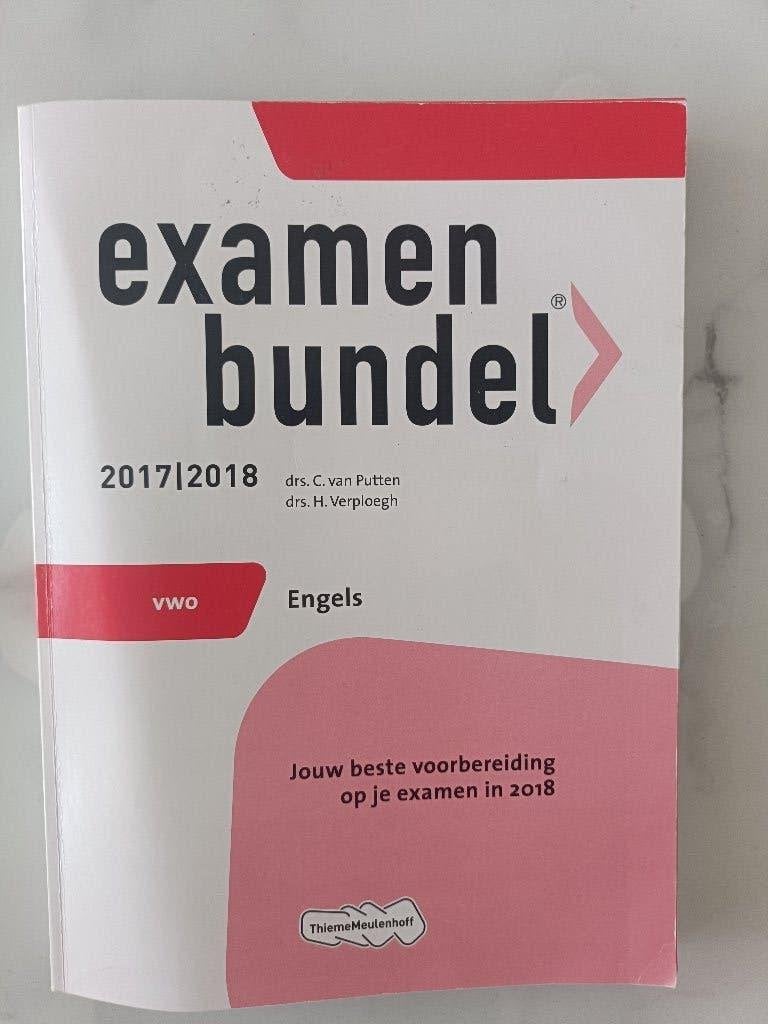 Engels examenbundel, Ophalen, Zo goed als nieuw, Overige niveaus, Engels