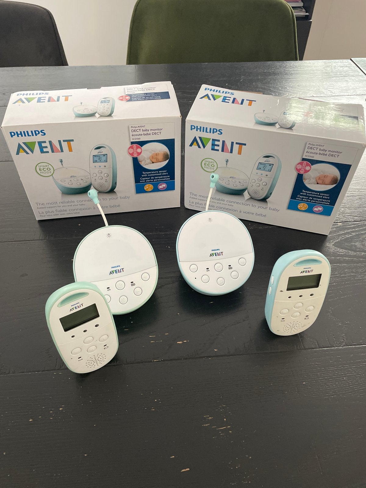 1 x Philips Avent DECT Babyfoon - Betrouwbare Babyfoon, Ophalen, Gebruikt, 250 meter of meer, Digitaal