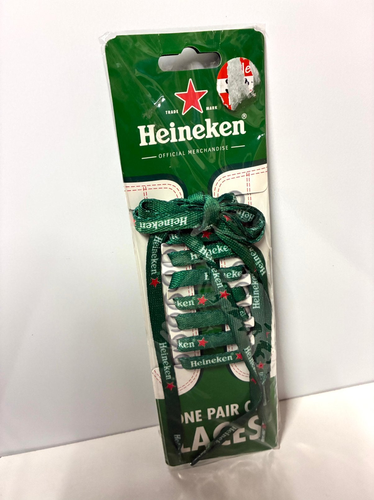 Prachtige Heineken veters, Verzamelen, Biermerken, Ophalen of Verzenden, Nieuw, Heineken