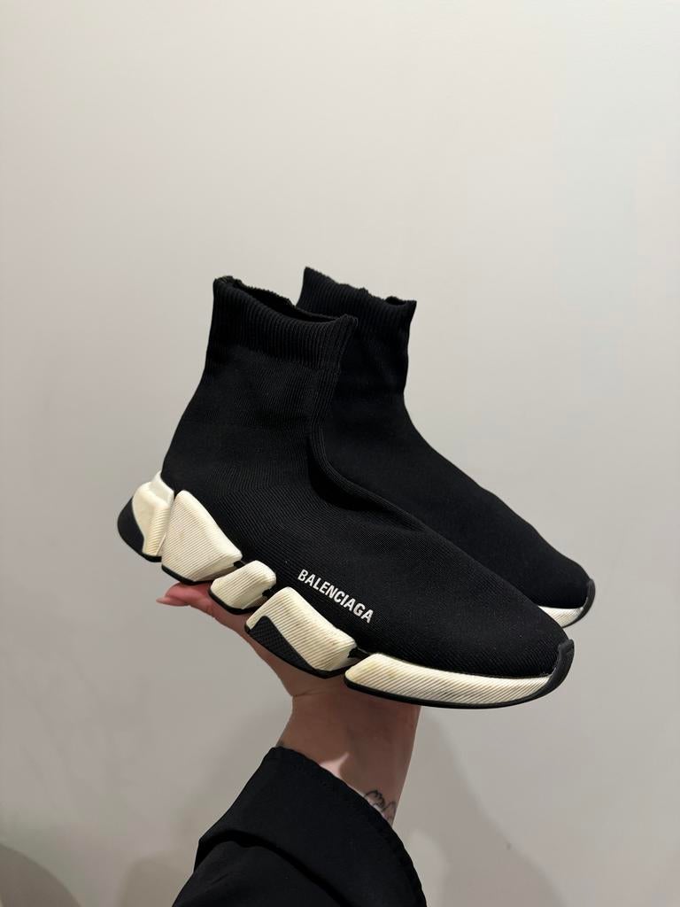 Balenciaga Speed Trainer sok schoenen maat 41, Ophalen of Verzenden, Gedragen, Zwart, Sneakers of Gympen