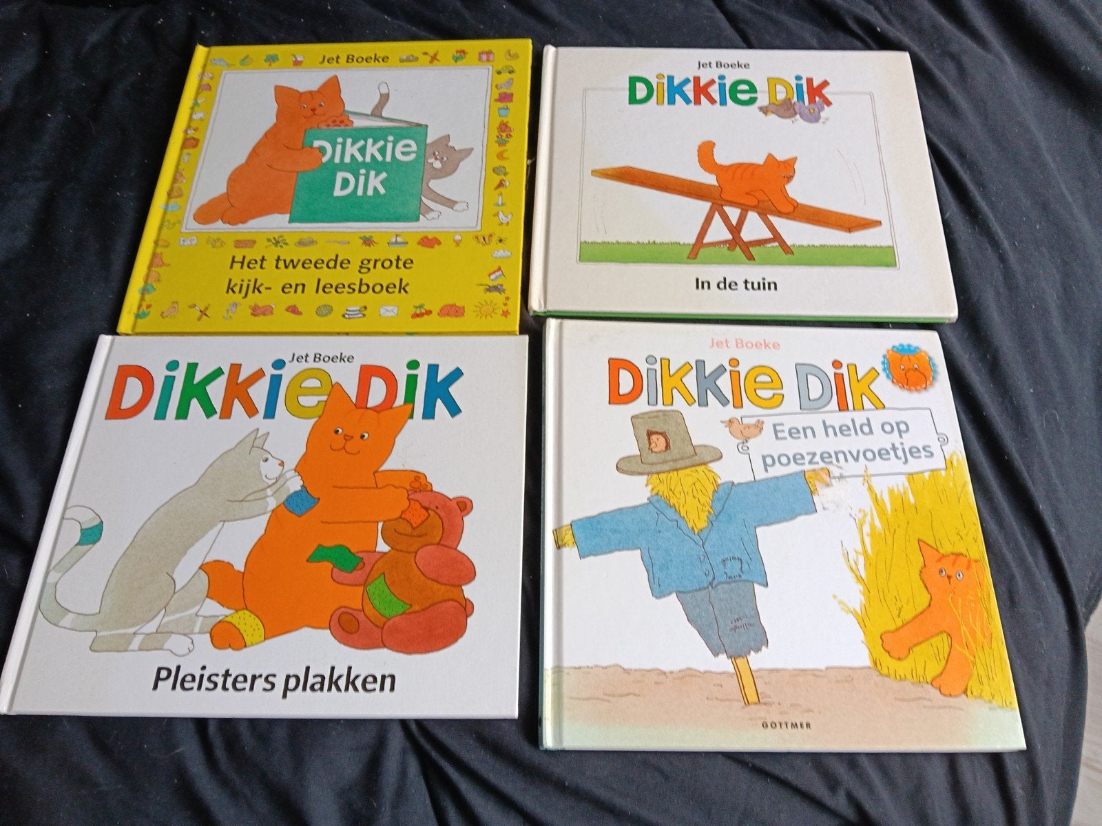Dikkie Dik Boeken - Set van 4 (Jet Boeke), Ophalen of Verzenden, Gelezen, Jet Boeke, 2 tot 3 jaar