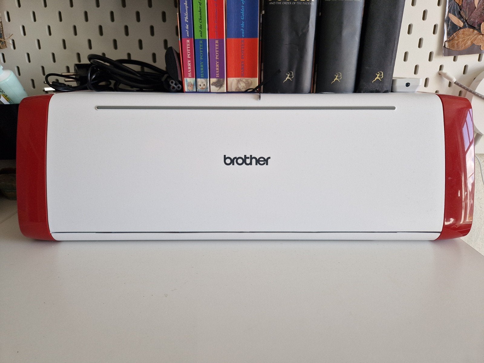 Brother ScanNCut SDX900 met accessoires en vinyl, Elektrisch, Ophalen of Verzenden, Zo goed als nieuw, Machine